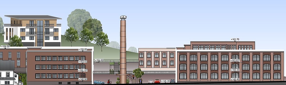 Planzeichung des Ründerother Quartiers